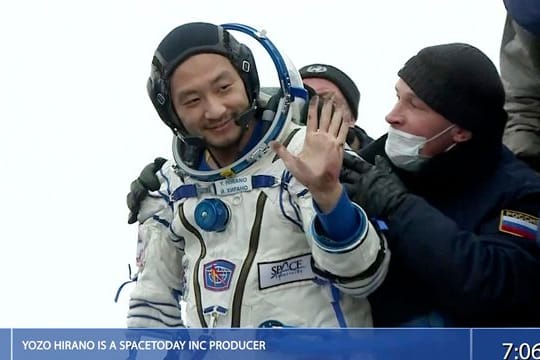 Ein japanischer Milliardär, sein Assistent und ein russischer Kosmonaut sind am Montag nach einem 12-tägigen Aufenthalt auf der Internationalen Raumstation sicher zur Erde zurückgekehrt.