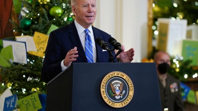 US-Präsident Joe Biden hat von seiner Familie einen Hund geschenkt bekommen. US-Präsident Joe Biden hat von seiner Familie einen Hund geschenkt bekommen.