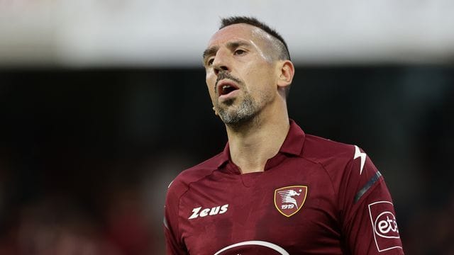 Franck Ribery im Dress des italienischen Erstligisten US Salernitana.