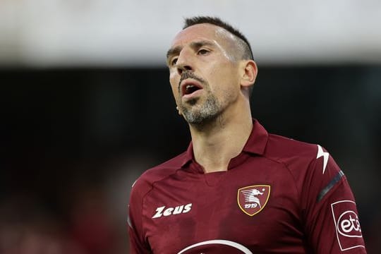 Franck Ribery im Dress des italienischen Erstligisten US Salernitana.