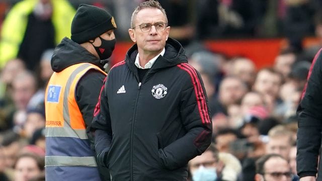 Der Trainer des englischen Rekordmeisters Manchester United: Ralf Rangnick. Der Trainer des englischen Rekordmeisters Manchester United: Ralf Rangnick.
