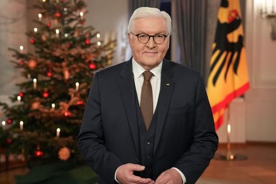 Bundespräsident Frank-Walter Steinmeier rief in seiner Weihnachtsansprache zum Zusammenhalt auf.