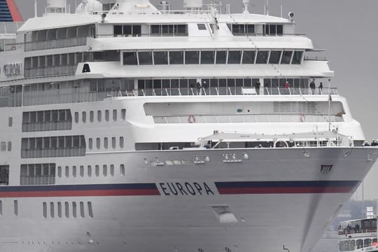 Der 198 Meter lange Luxusliner "Europa" der Reederei Hapag Lloyd Cruises.