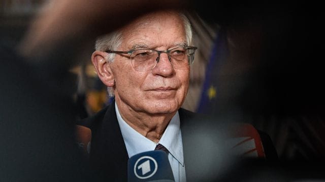"Die EU muss bei diesen Verhandlungen dabei sein": Josep Borrell. "Die EU muss bei diesen Verhandlungen dabei sein": Josep Borrell.