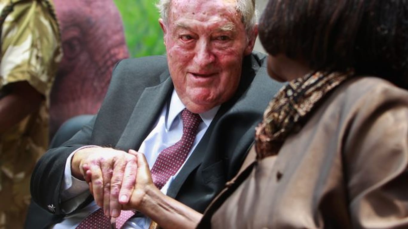 Richard Leakey (l.