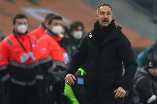 Gladbach-Trainer Adi Hütter ließ Matthias Ginter auf der Bank.