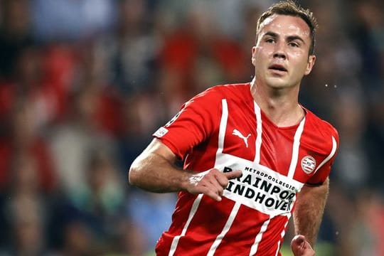Mario Götze traf zum 1:0-Endstand für seine PSV Eindhoven gegen den FC Groningen.