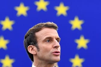 Emmanuel Macron stellt Frankreichs Prioritäten in der EU-Politik vor.