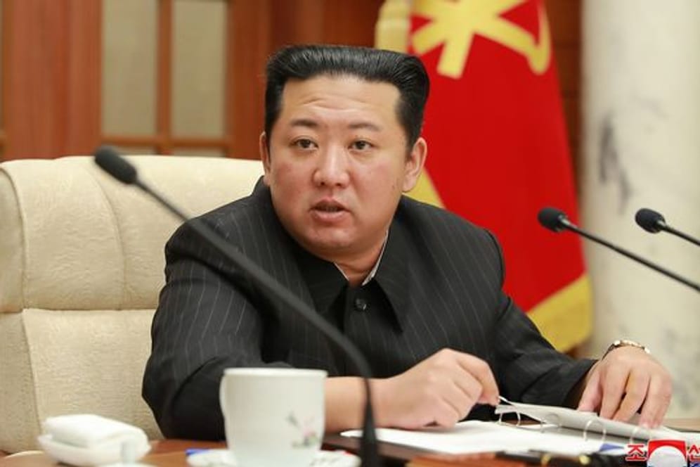 Kim Jong Un leitete den Parteitag.