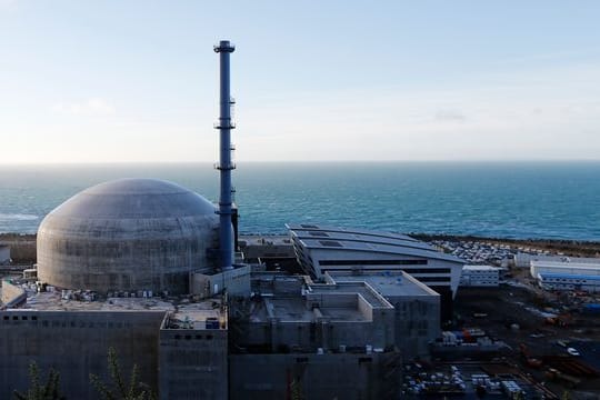 Das Atomkraftwerk im französischen Flamanville.