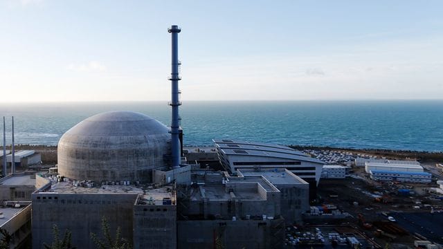 Das Atomkraftwerk in Flamanville.