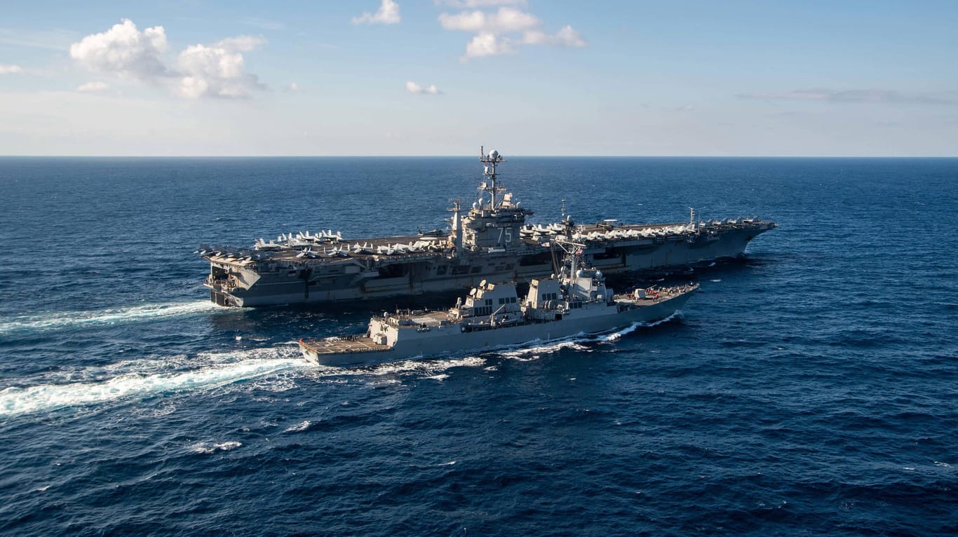 Der US-Flugzeugträger "USS Harry Truman" im Mittelmeer: In den Vereinigten Staaten werden Auslandseinsätze zunehmend kritisch gesehen.