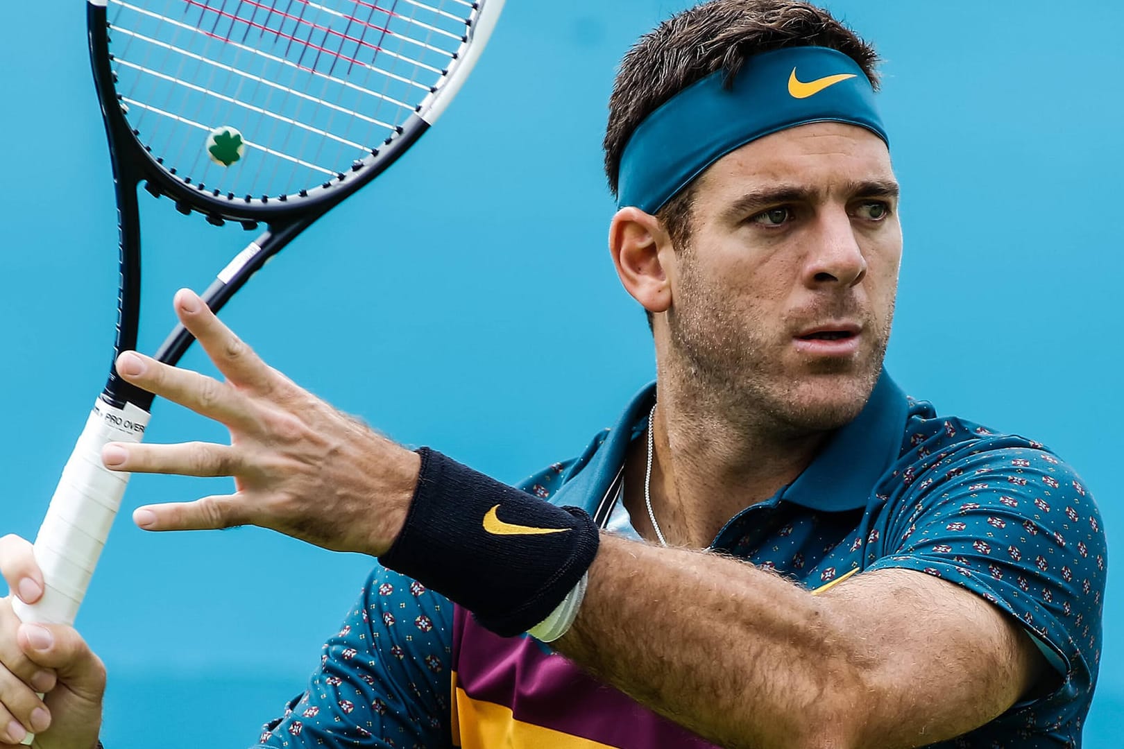 Juan Martin del Potro im Jahr 2019: Der Argentinier wird immer wieder von schweren Verletzungen zurückgeworfen.