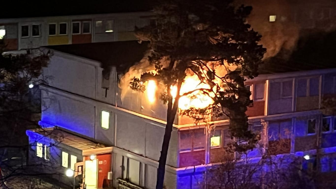 Brand in Köpenick: Bei dem Feuer in der Nacht wurde niemand verletzt.