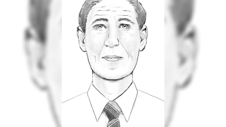 Unbekannter Toter von 1994: Das Gesicht des Toten wurde als Zeichnung rekonstruiert und Details zu seiner Krawatte und Schuhen veröffentlicht.
