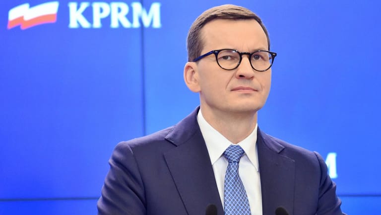 Mateusz Morawiecki: Der polnische Ministerpräsident ist zu Besuch in der Ukraine.
