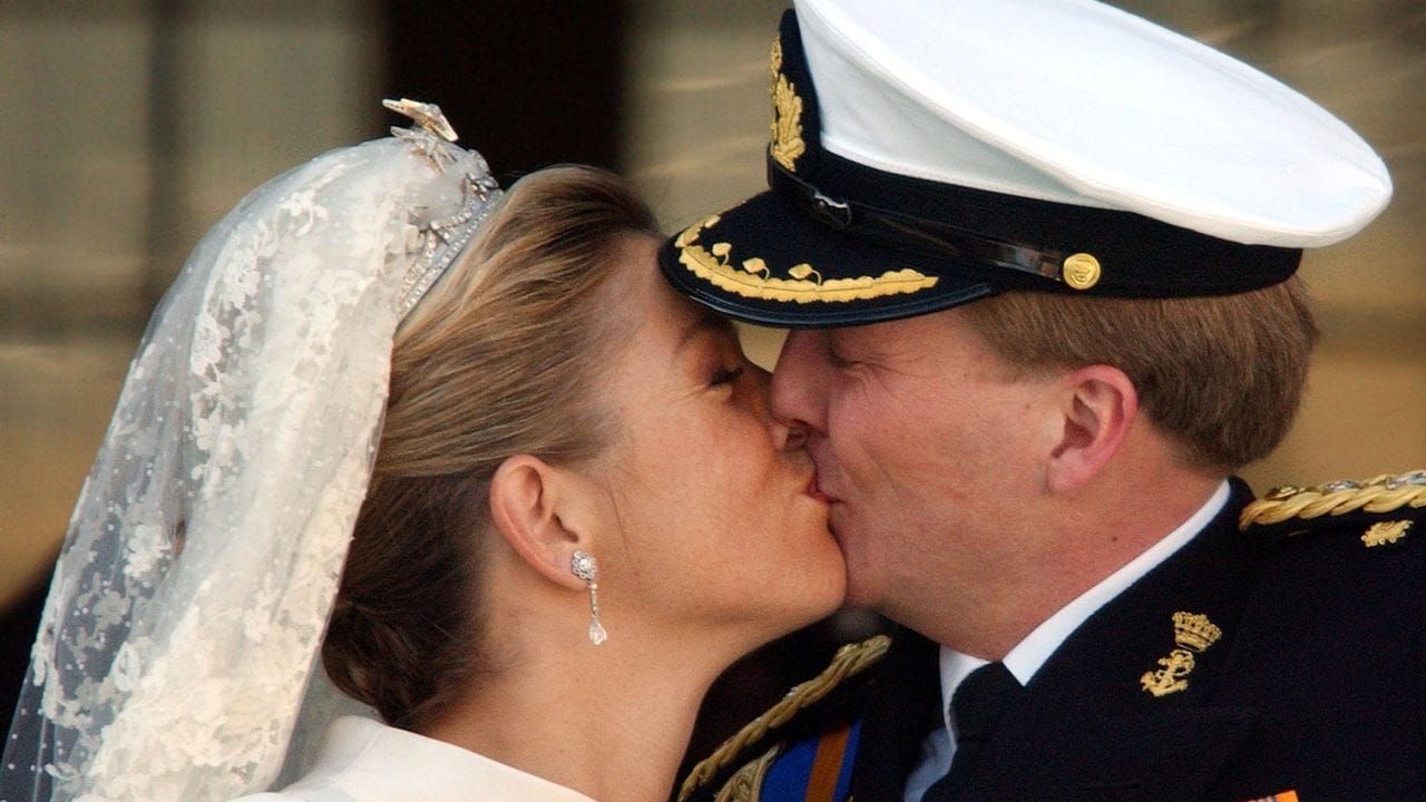 Willem Alexander und seine Braut Máxima am 2. Willem Alexander und seine Braut Máxima am 2.