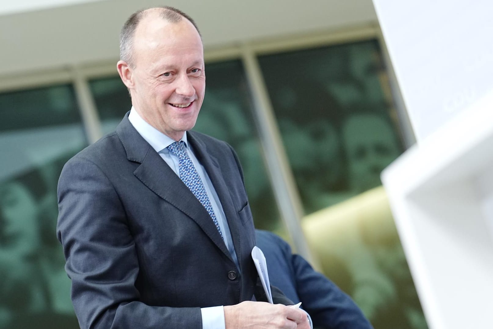 CDU-Chef Friedrich Merz: Die Union liegt in einer Umfrage vor der SPD.