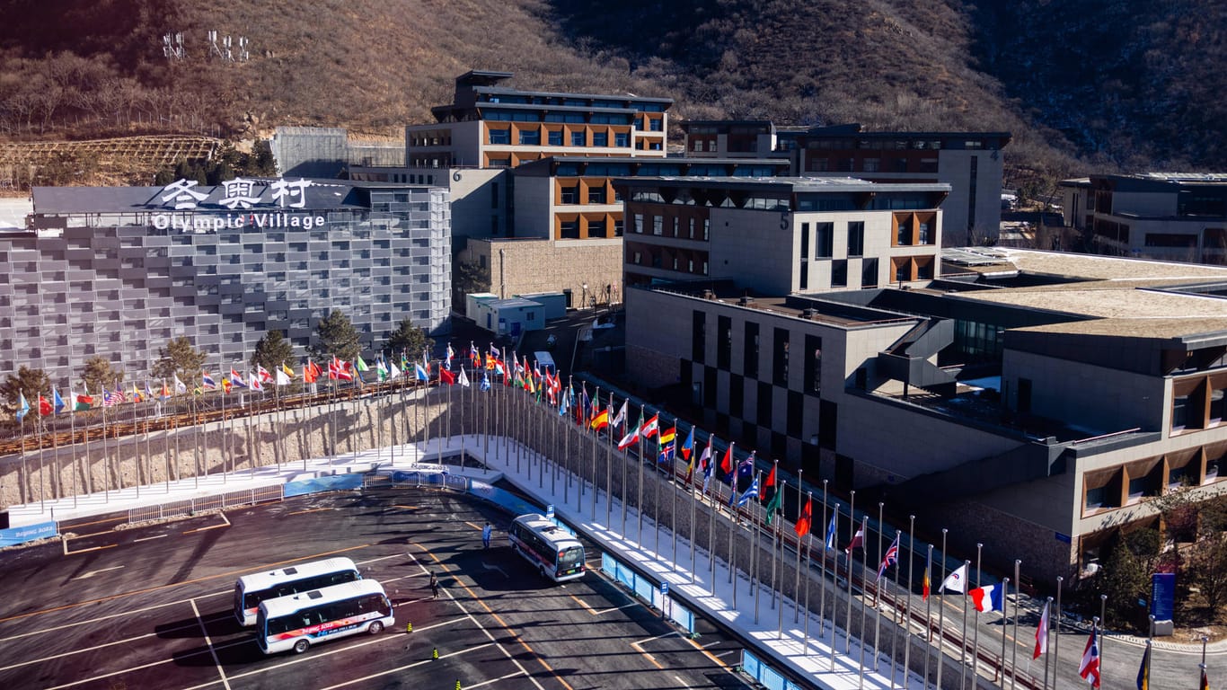 Das Olympische Dorf in Peking: Für einige Athletinnen und Athleten kam es zu ungewohnten Überraschungen.