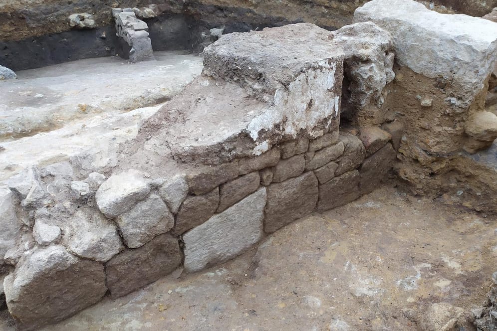 Ausgrabungsstätte in Italien: "Die archäologischen Funde auf der Akropolis von Elea (Velia) lassen eine heilige Bestimmung des Bauwerks vermuten."