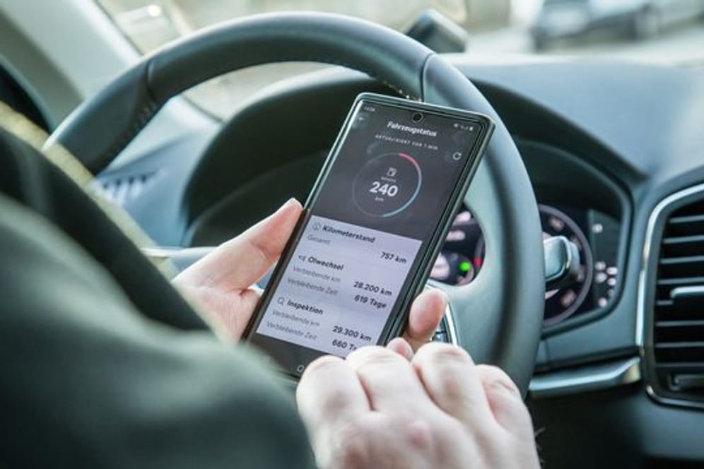 Alles im Blick: Manche Apps halten die Besitzer über wichtige Daten des Autos auf dem Laufenden.