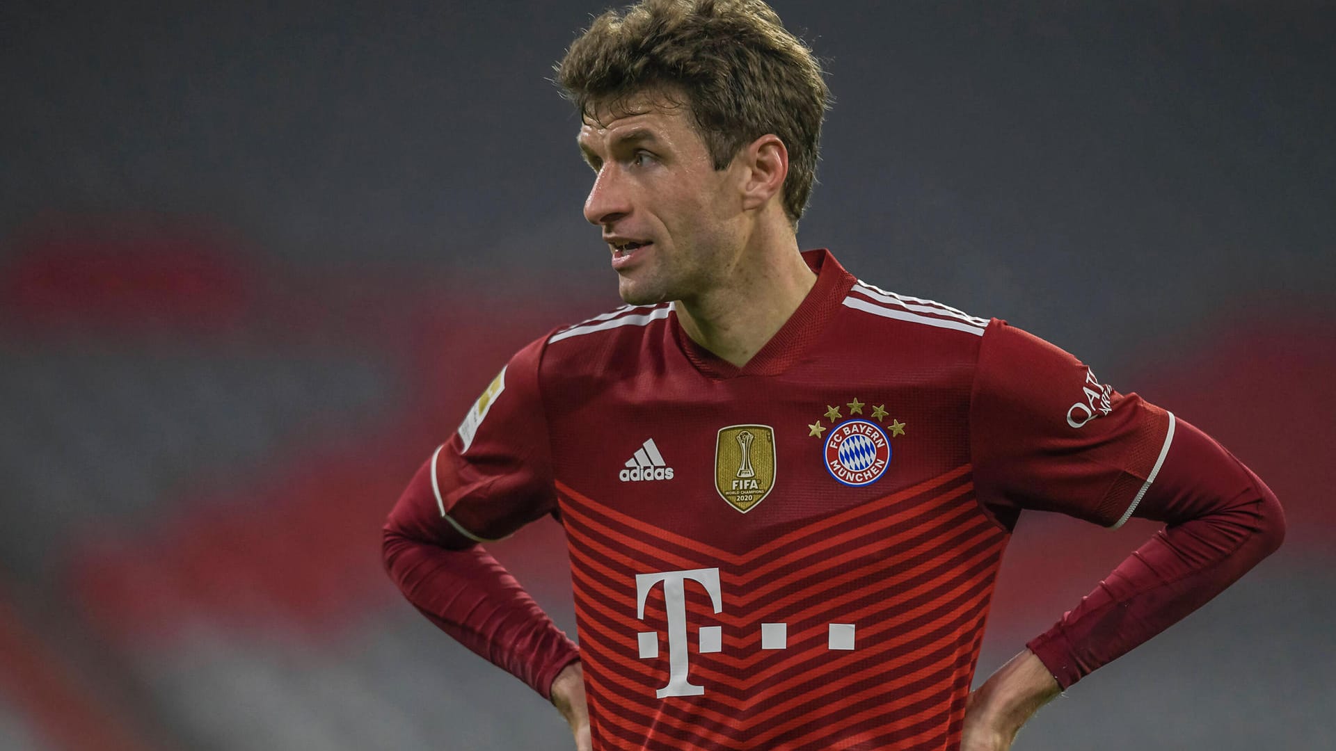 Thomas Müller, hier im Dezember 2021: Der Torjäger feierte im Jahr 2008 sein Profi-Debüt bei den Bayern.