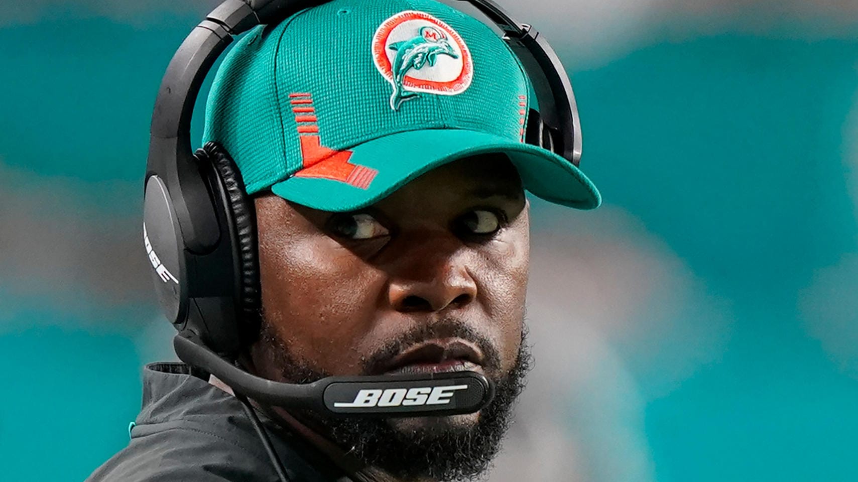 Er verklagt die NFL: Football-Trainer Brian Flores.