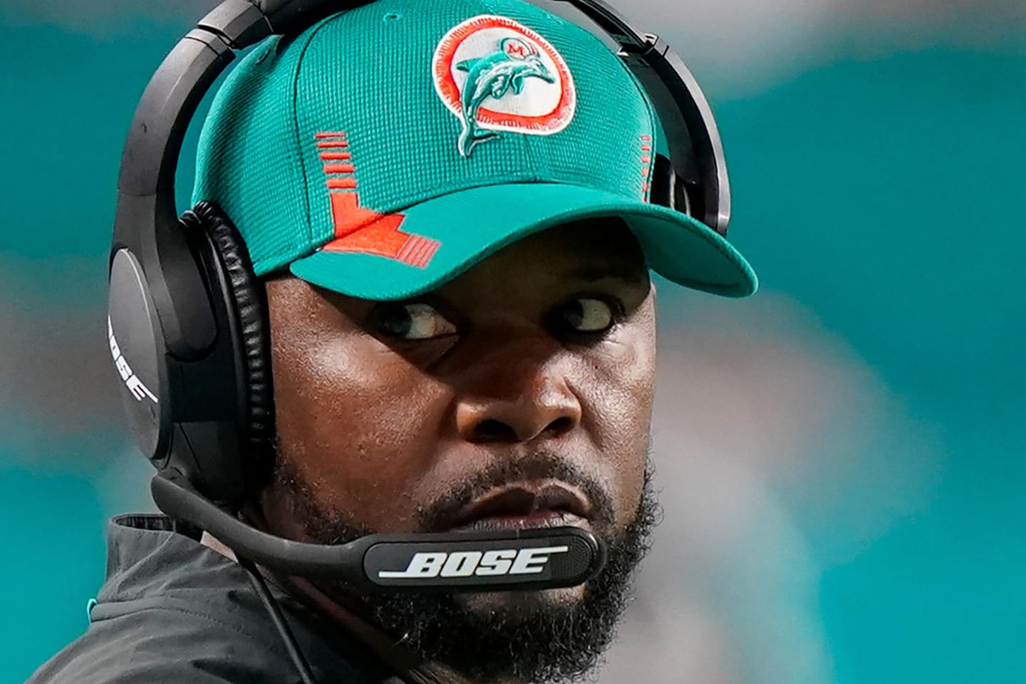 Er verklagt die NFL: Football-Trainer Brian Flores.