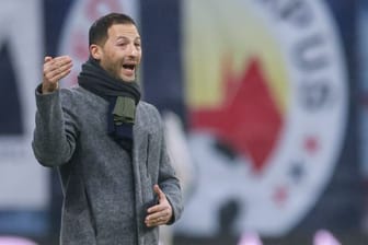 Strebt mit RB Leipzig den DFB-Pokal an: Trainer Domenico Tedesco.