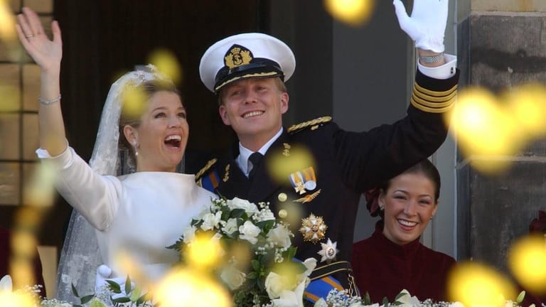 2. Februar 2002: Máxima und Willem-Alexander heiraten in Amsterdam.