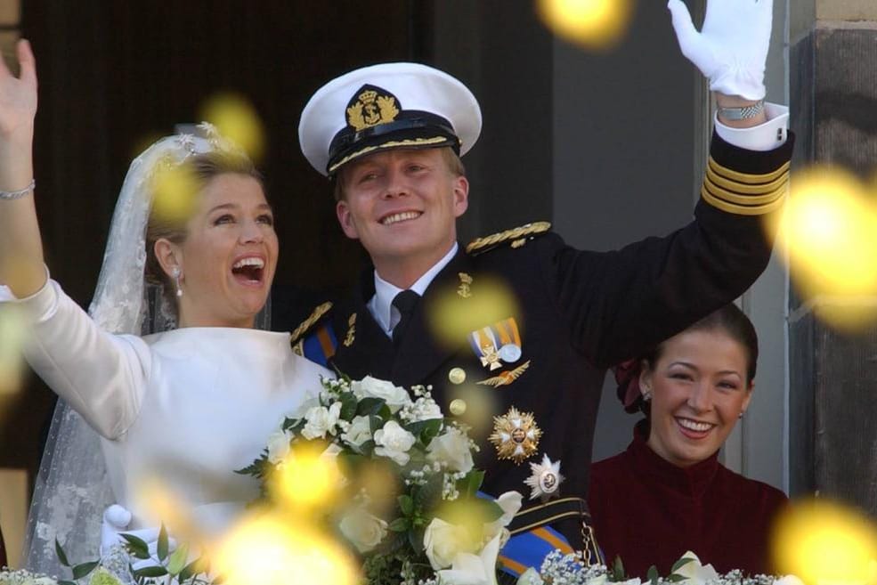 2. Februar 2002: Máxima und Willem-Alexander heiraten in Amsterdam.