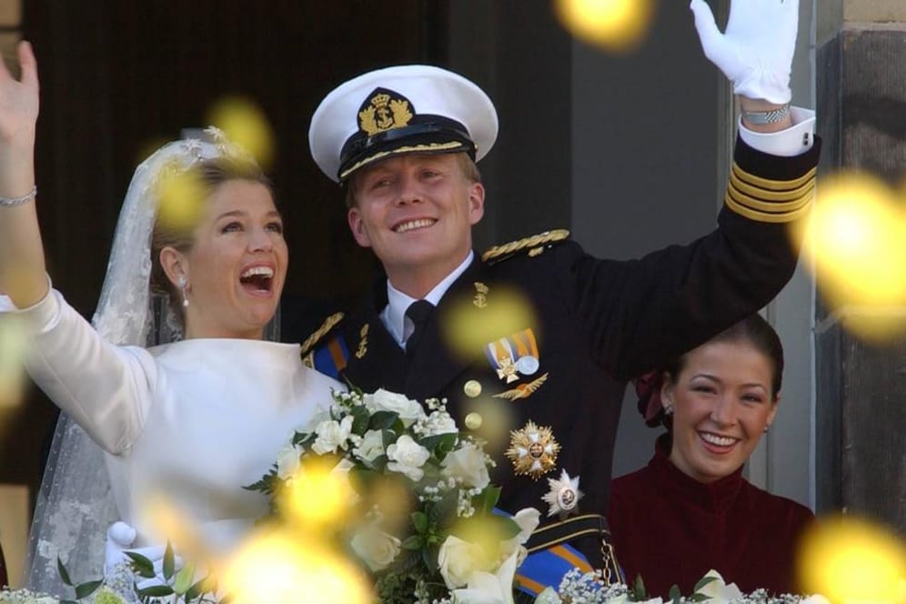 2. Februar 2002: Máxima und Willem-Alexander heiraten in Amsterdam.