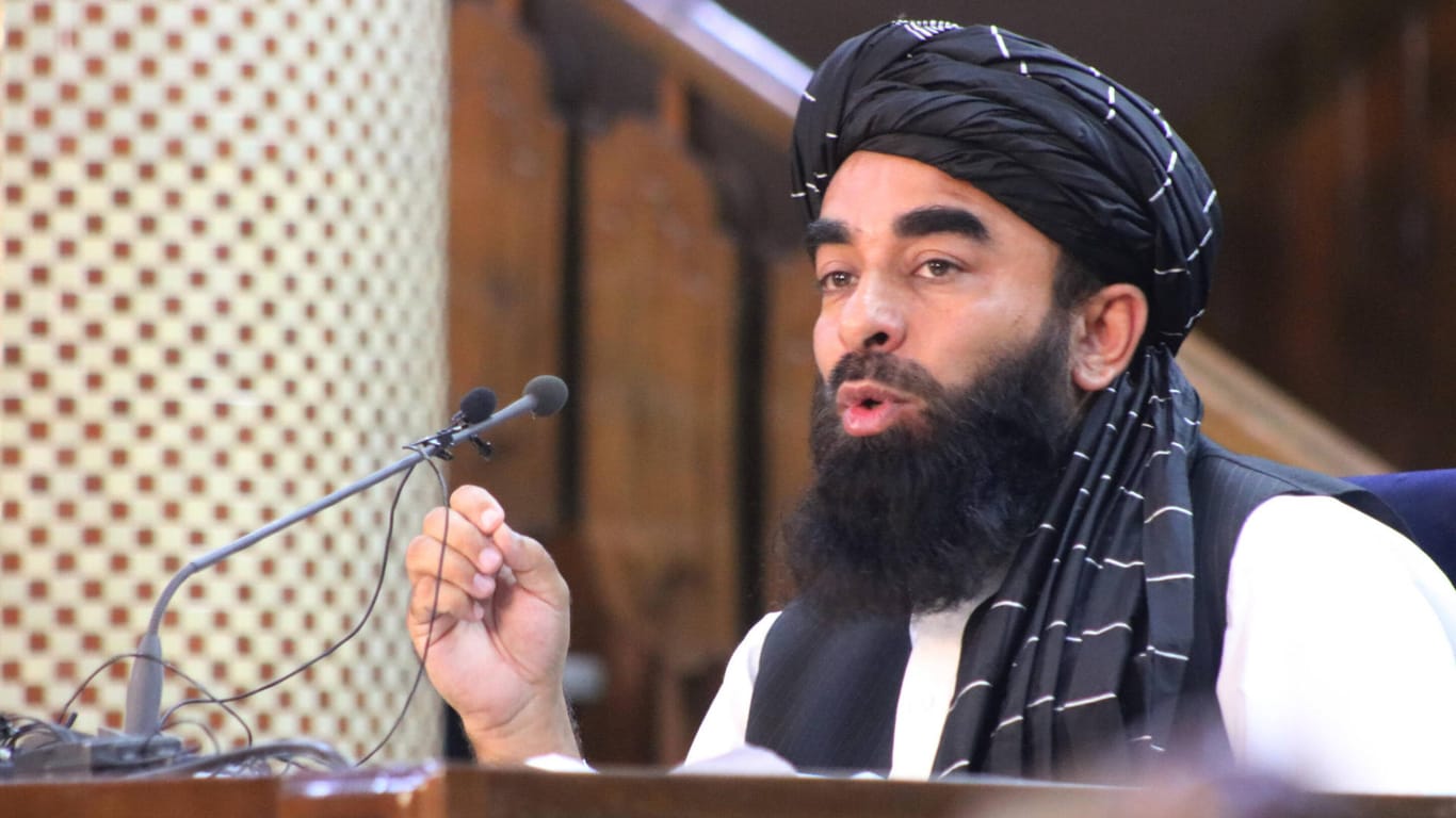Sabiullah Mudschahid: Der Sprecher der Taliban schweigt zum aktuellen Fall.