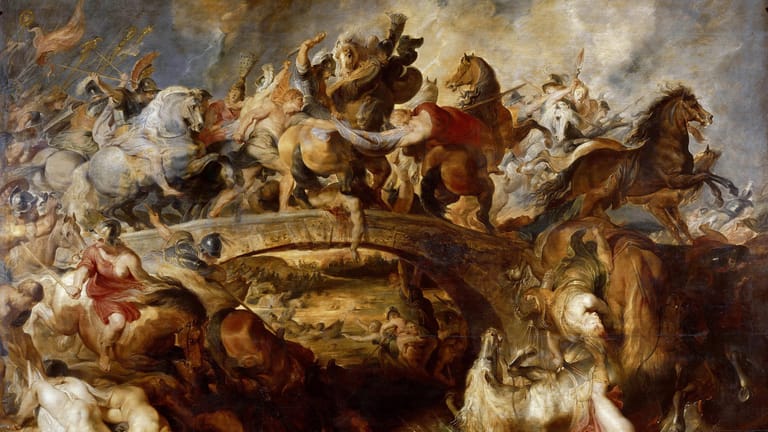 Die "Amazonenschlacht" des Künstlers Peter Paul Rubens: Die Kriegerinnen beflügeln seit langer Zeit auch die Fantasie von Künstlern.