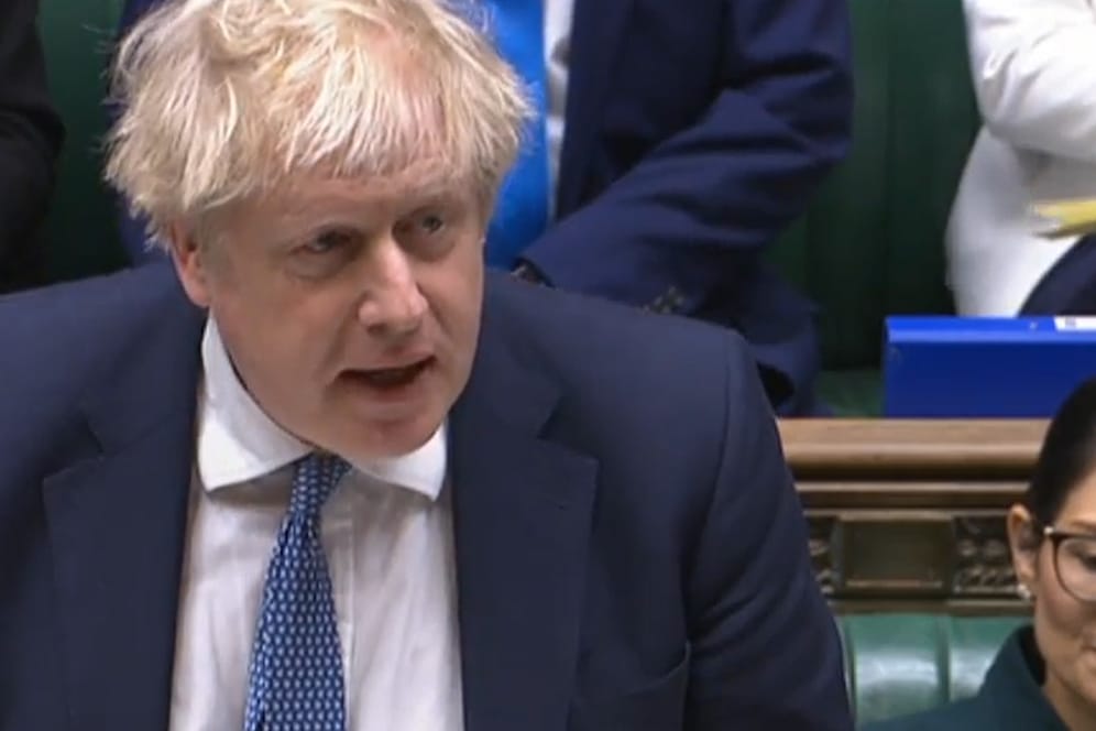 Boris Johnson (Archiv): Der britische Premier wird für mehrere Partys während des Corona-Lockdowns verantwortlich gemacht.