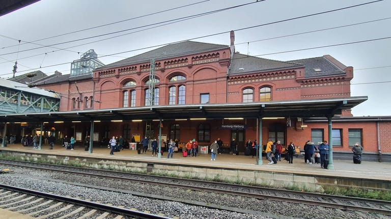 Bahnhof Hamburg-Harburg (Archivbild): Ein Stellwerkausfall sorgt derzeit für Probleme im Zugverkehr.