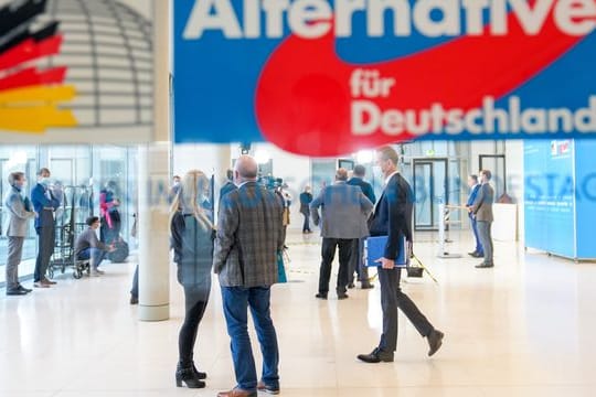 Mitglieder der AfD-Fraktion im Bundestag.