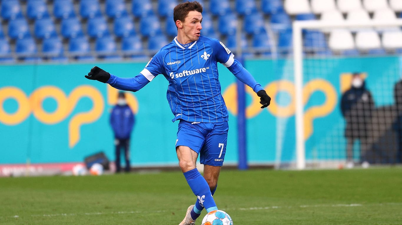 Benjamin Goller: Der Flügelspieler war vor dem KSC an Darmstadt ausgeliehen.