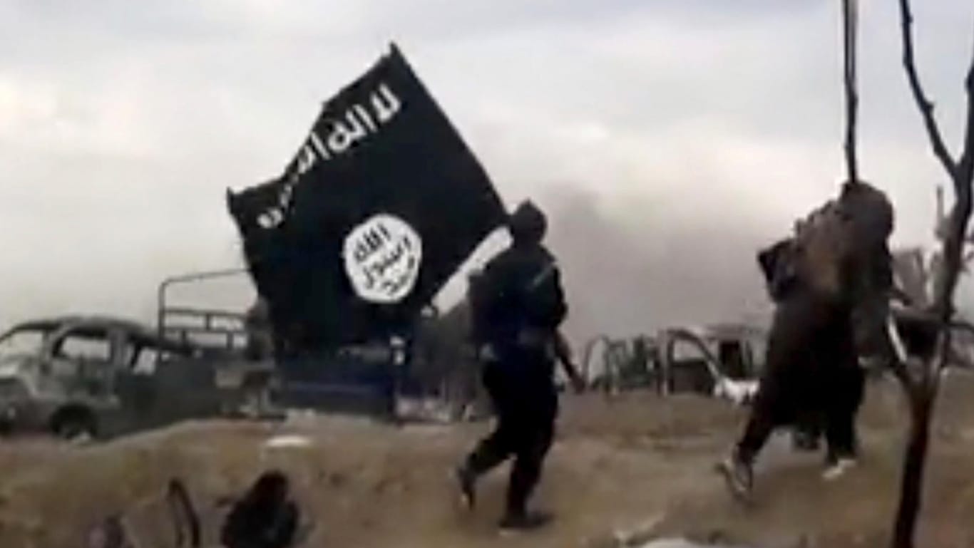 IS-Kämpfer in Syrien: Ihr Anführer soll bei einem US-Einsatz ums Leben gekommen sein.
