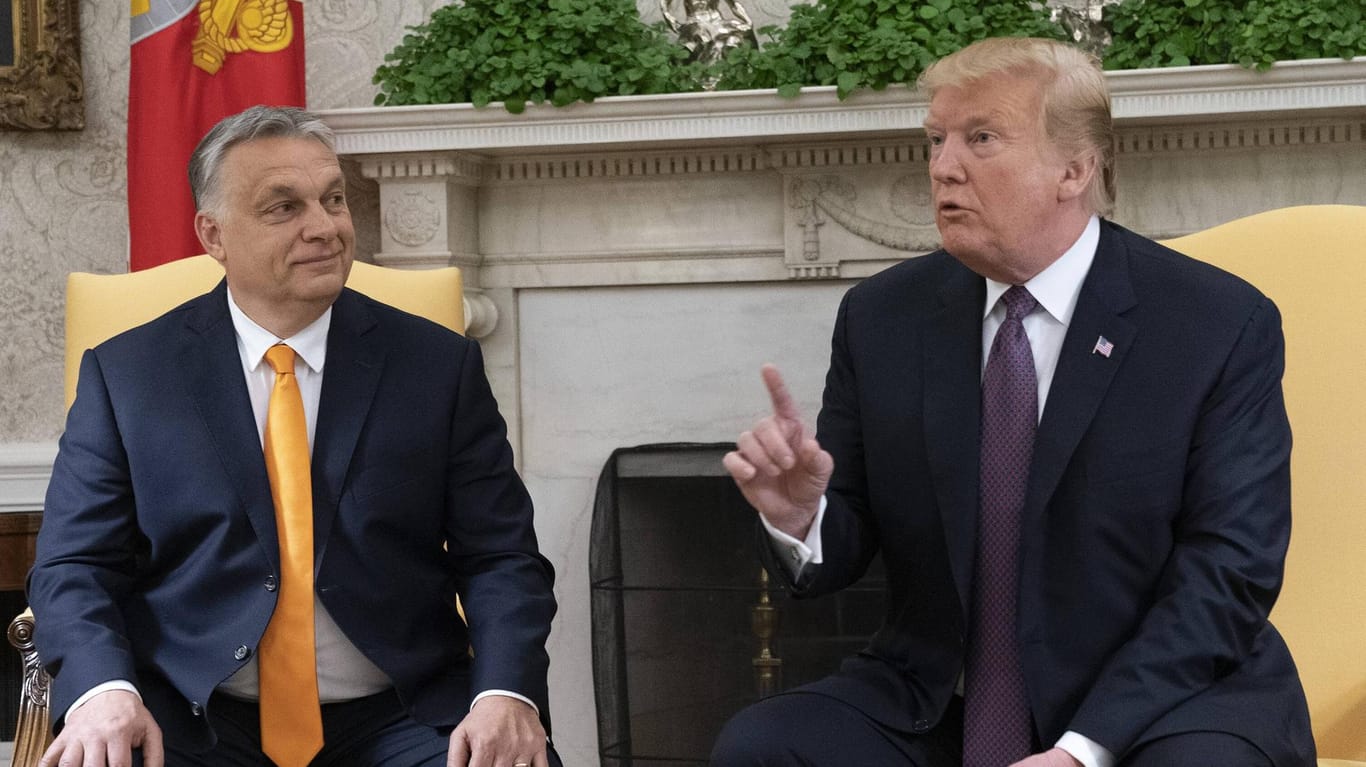 Orbán 2019 bei Trump: "Viktor Orbán aus Ungarn liebt sein Land wahrhaft und will Sicherheit für sein Volk", sagte Trump vor wenigen Wochen.