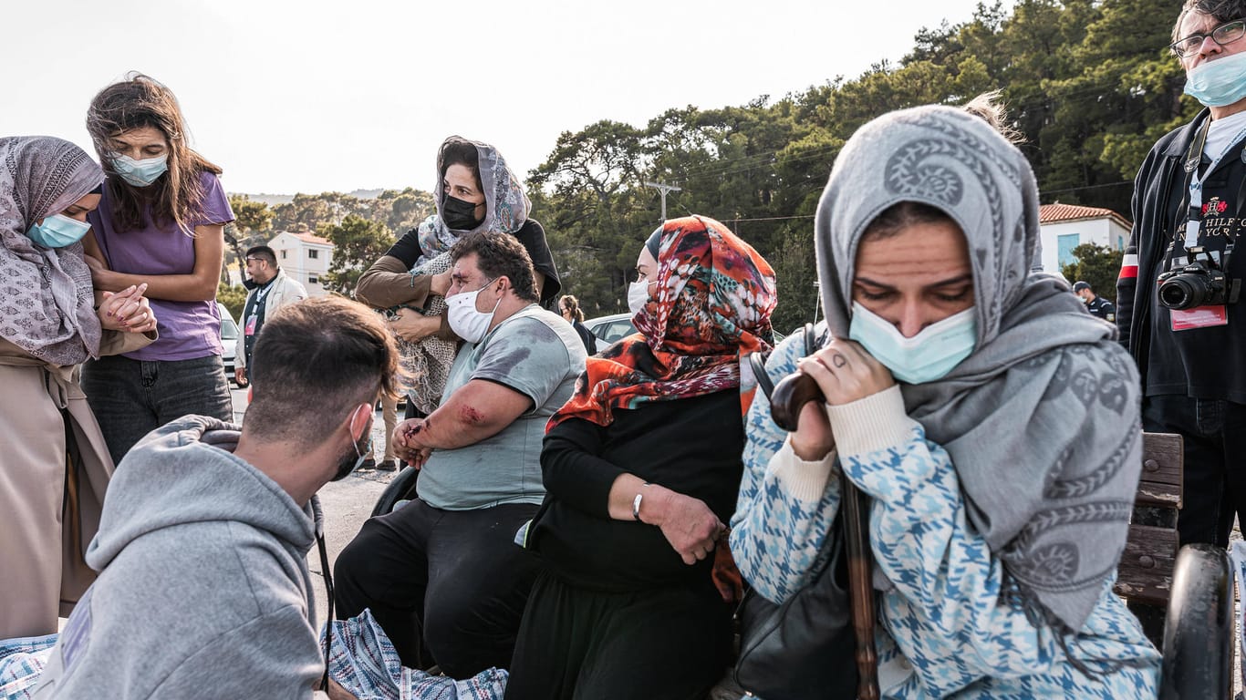 Flüchtlinge auf der Insel Samos (Symbolbild): Ihre Verteilung in der EU ist nach wie vor unklar.