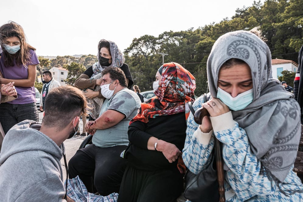Flüchtlinge auf der Insel Samos (Symbolbild): Ihre Verteilung in der EU ist nach wie vor unklar.