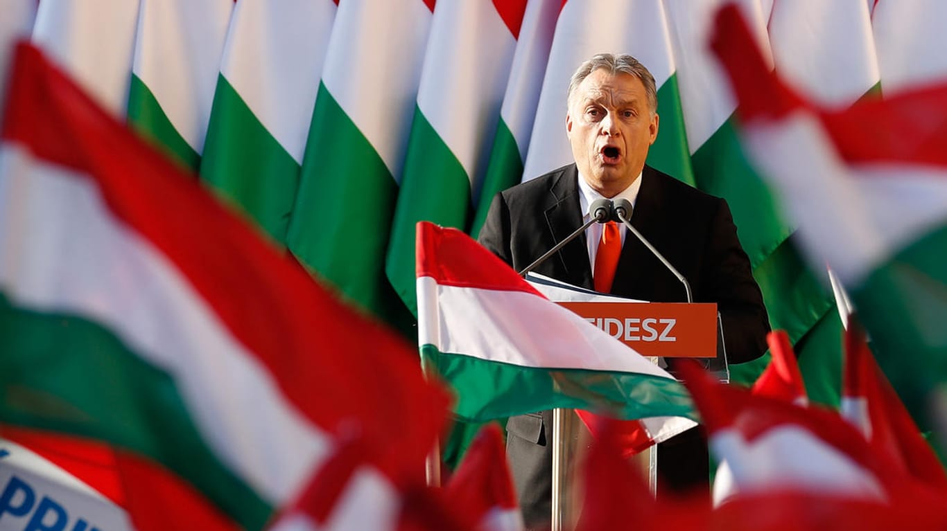 Viktor Orbán im Wahlkampf 2018: In diesem Jahr hat er ernstzunehmende Konkurrenz.
