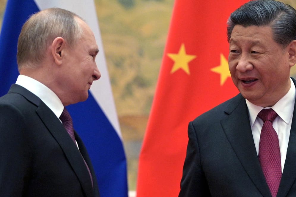 Wladimir Putin und Xi Jinping: Die beiden Präsidenten trafen sich zu einem Gespräch.