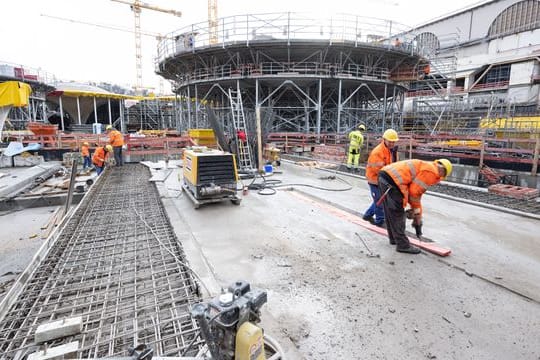 Baustelle Stuttgart 21 Bahnhof
