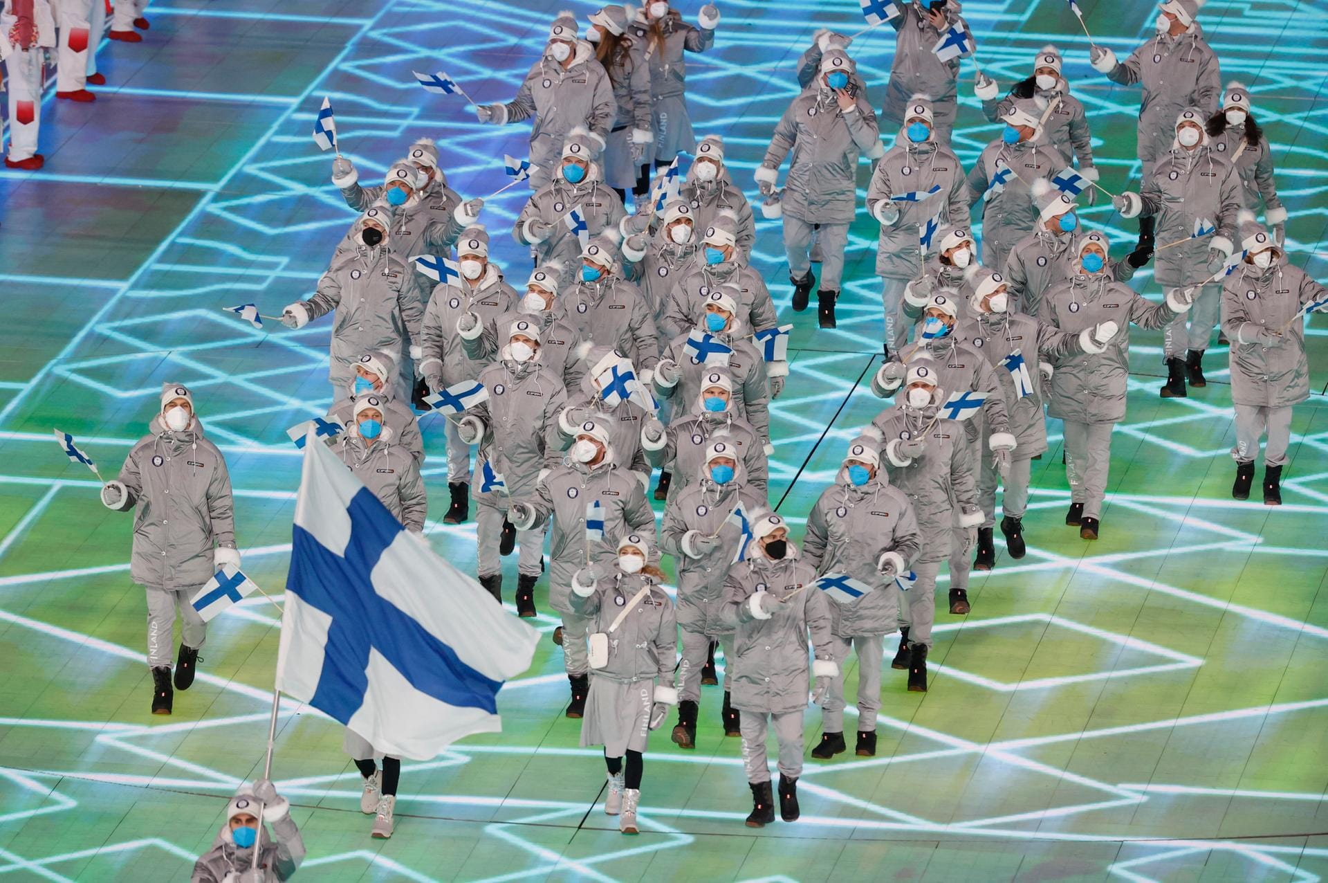 Für Finnland hält Eishockeyspieler Valtteri Filppula die Fahne: Auch die finnischen Sportler haben viele Medaillenchancen in Peking.