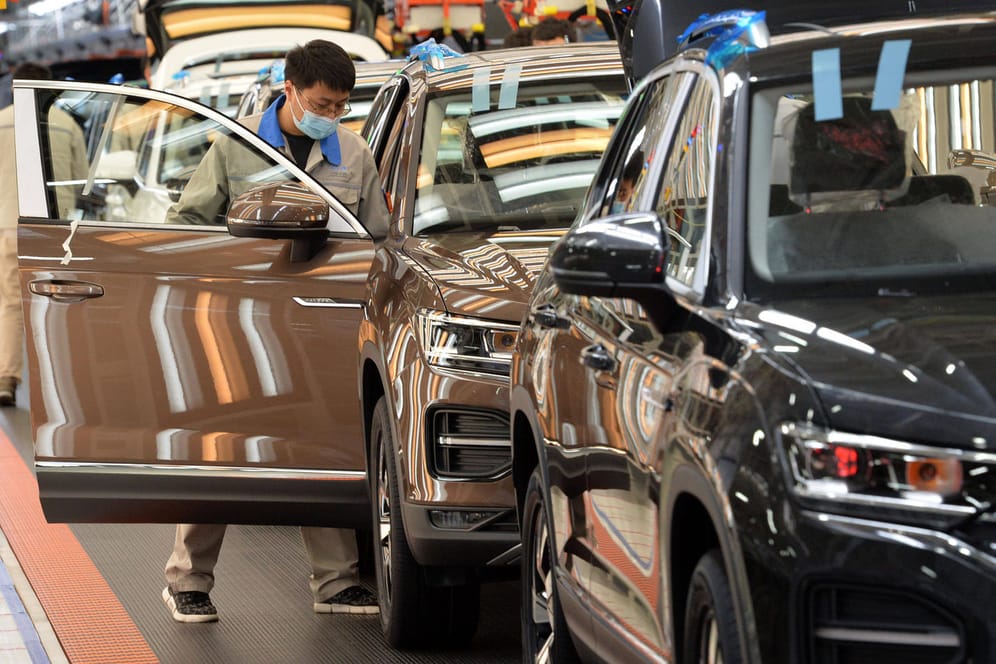 VW-Produktion in Tianjin, China (Symbolbild): "Sorgen bereitet mir der Blick nach China", sagt Verbandschefin Müller.