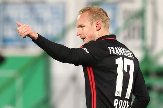 Mittelfeldspieler Sebastian Rode hat in Frankfurt noch einen Vertrag bis zum 30.