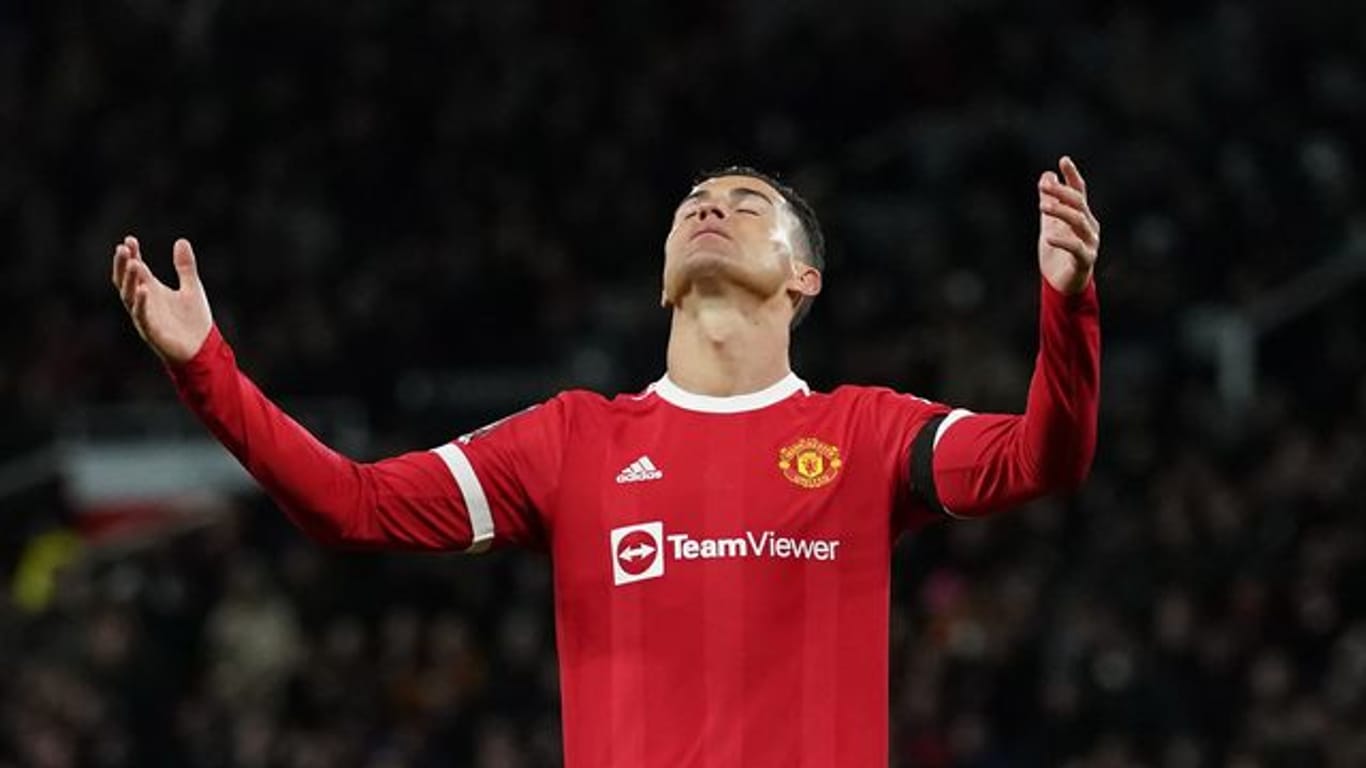 Auch Manchester Uniteds Superstar Cristiano Ronaldo scheiterte vom Elfmeterpunkt.
