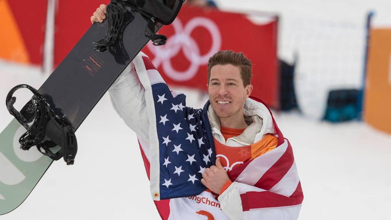 Shaun White: Der US-Amerikaner holte bereits in Pyeongchang Gold und will seine Karriere mit dem selben Edelmetall in Peking beenden.